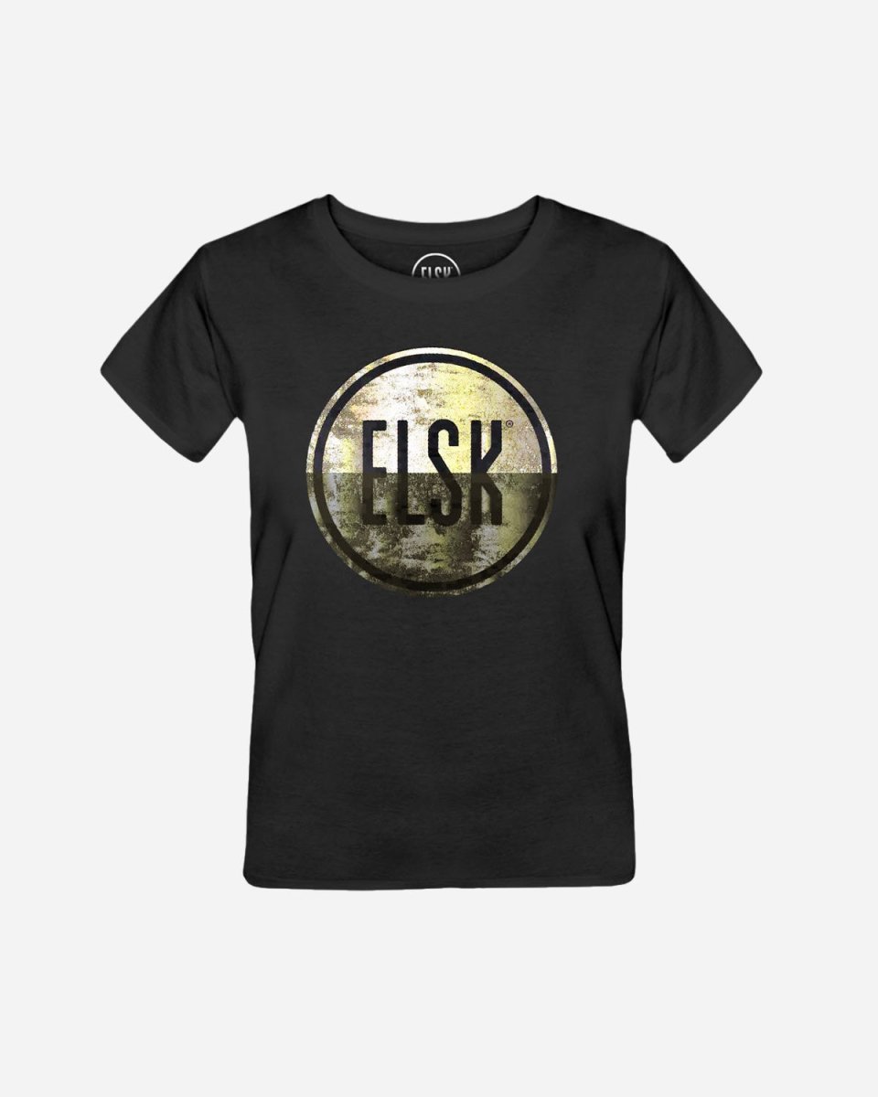 GOLD HORIZON LY WOMEN’S TEE - BLACK