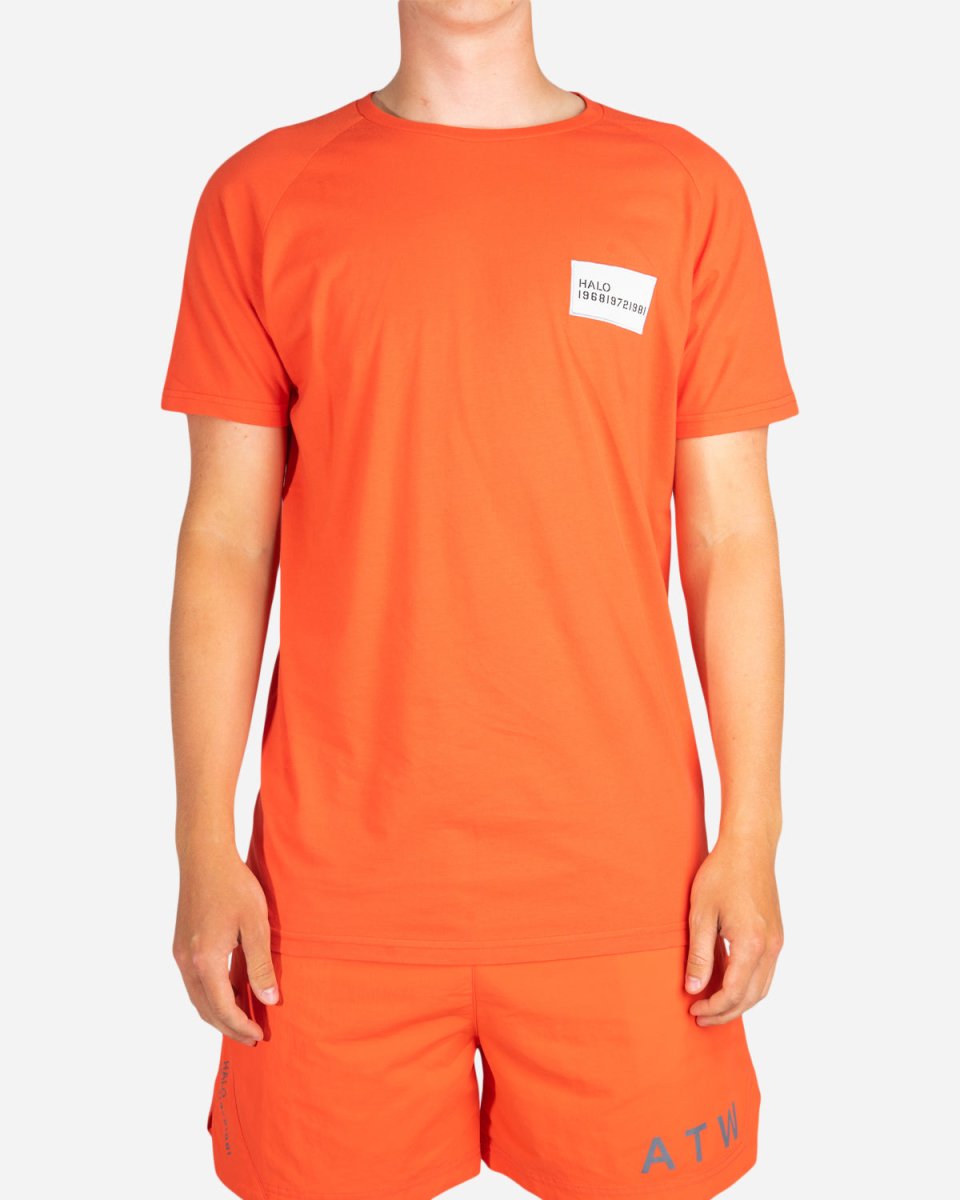 HALO Cotten Reglan Tee - Grenadine Online Hot Salg