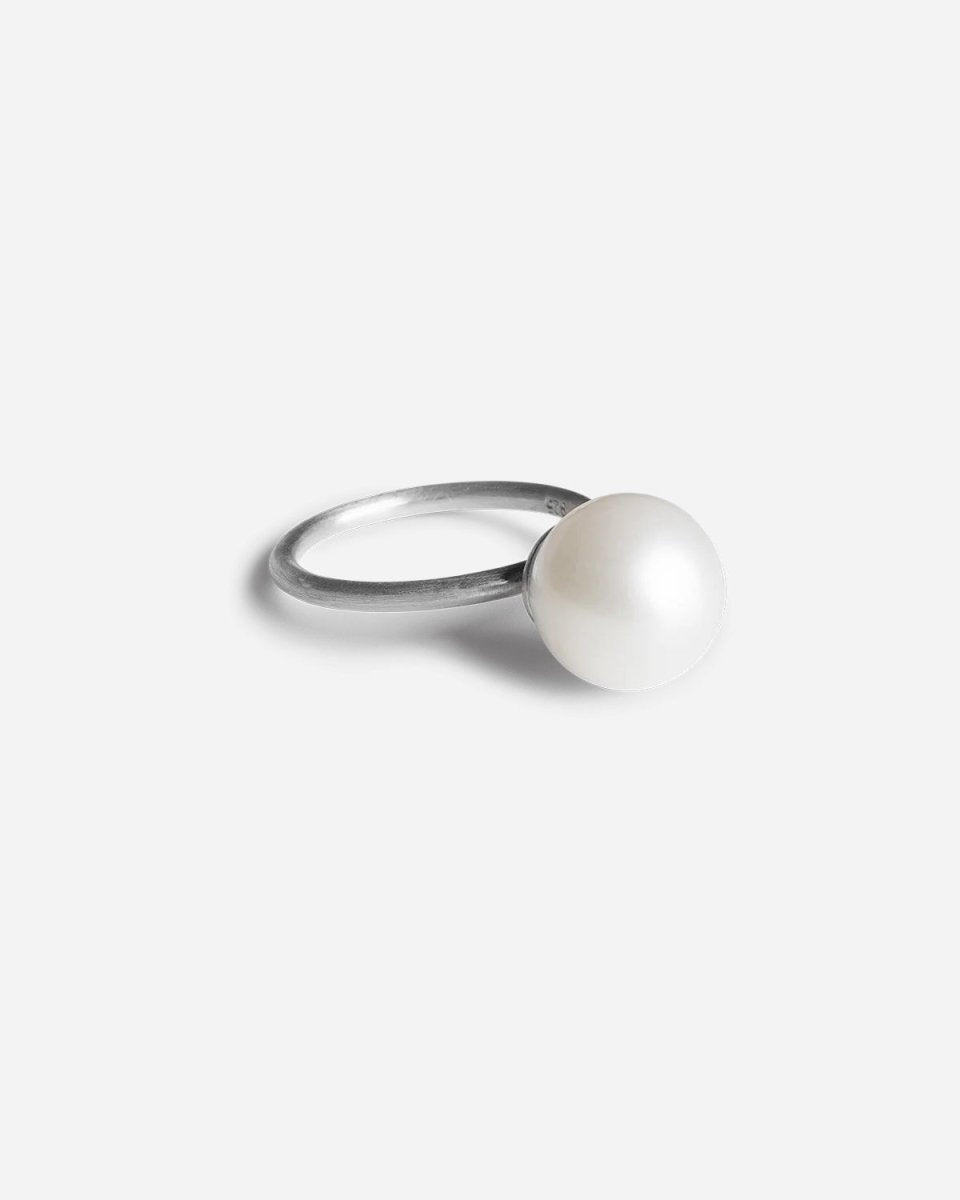 Big Pearl Ring - Silver
