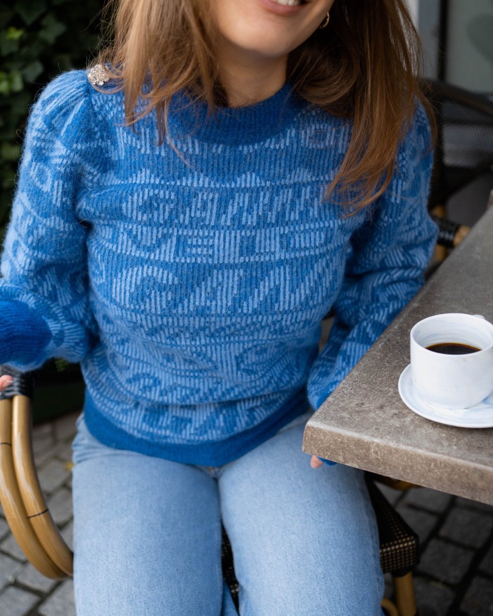Pullover Pattern - Nautical Blue