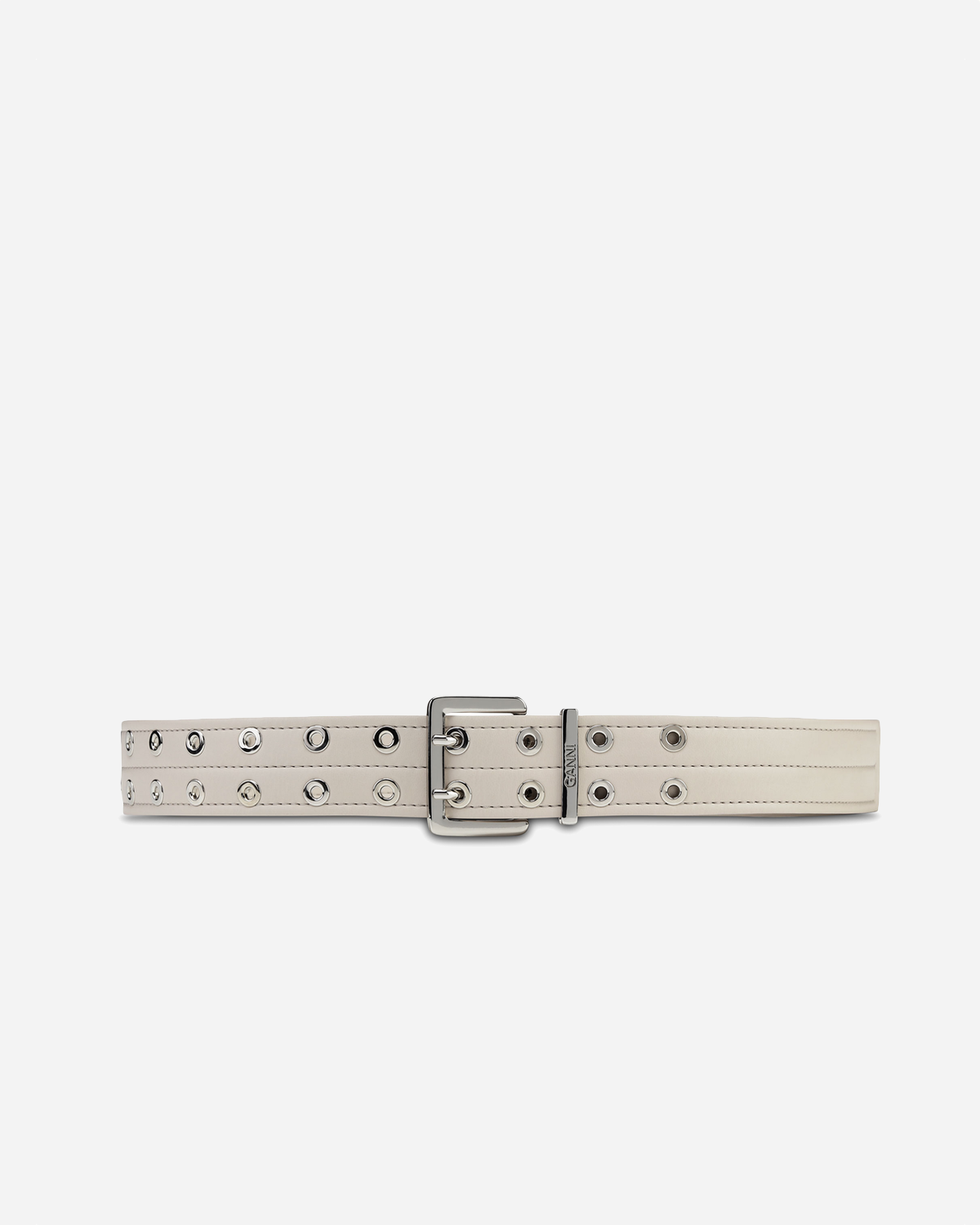 Double Eyelet Belt - Egret Hot på udsalg