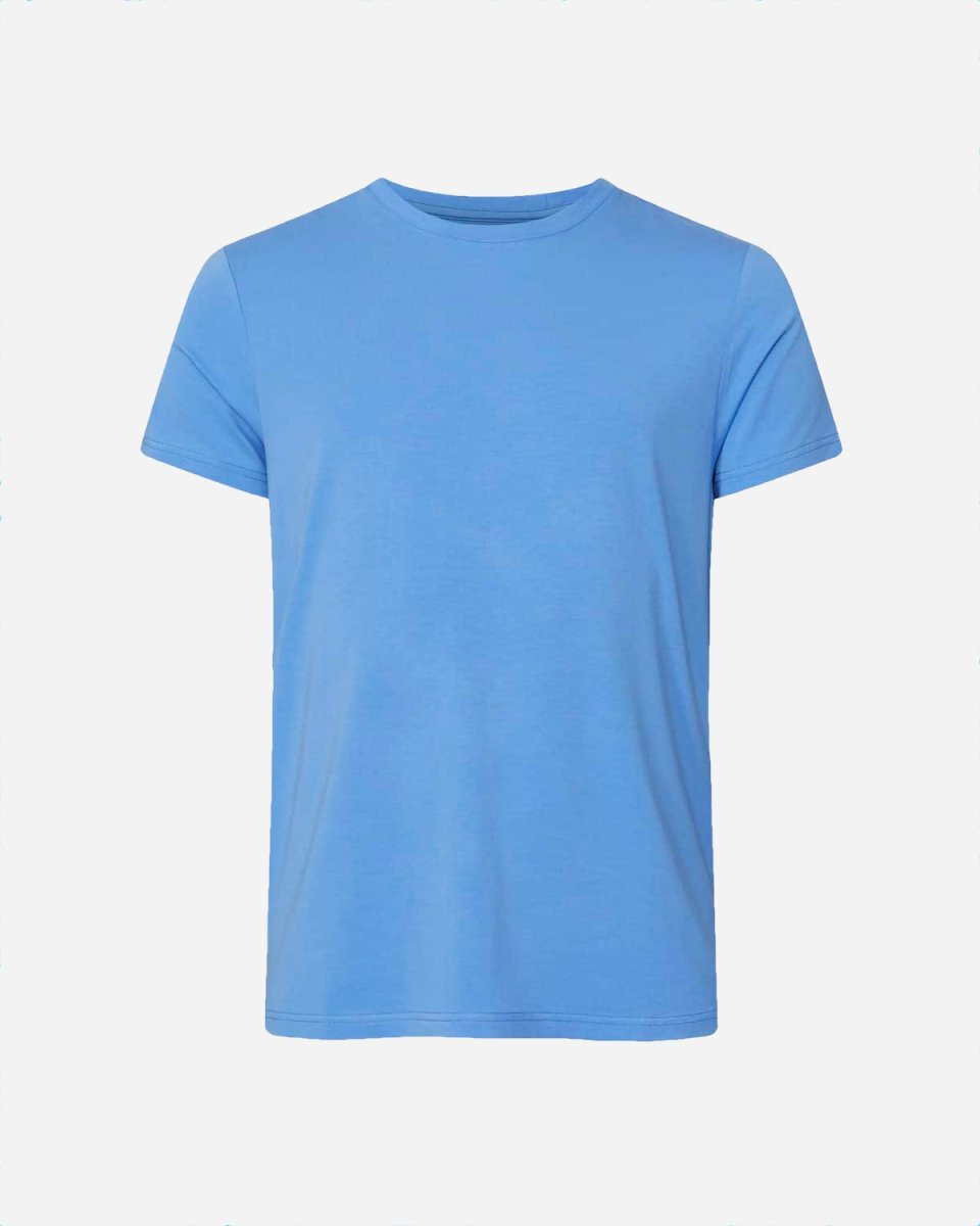 Bamboo R-Neck Tee - Blue