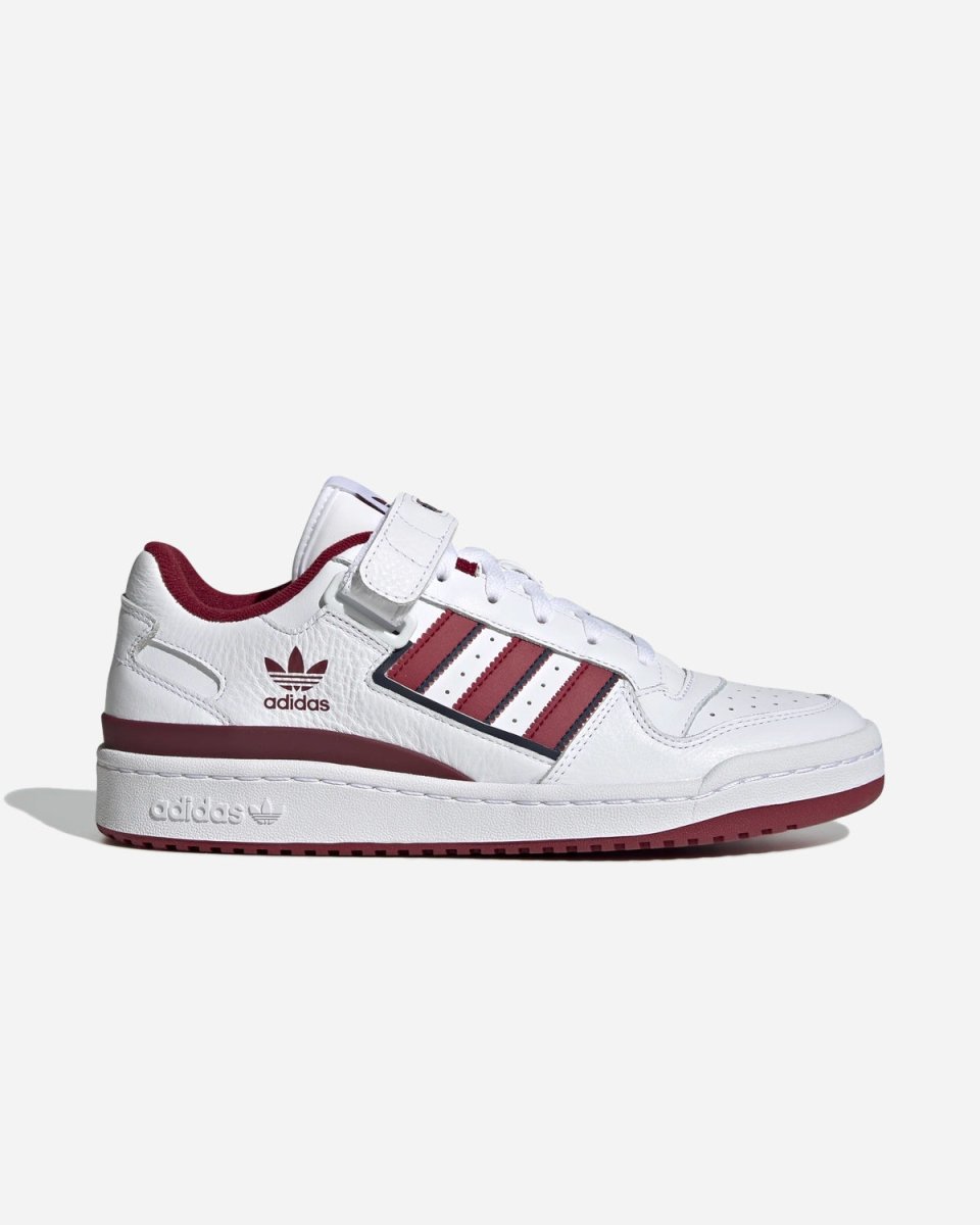 Forum 84 Low - White/Burgundy