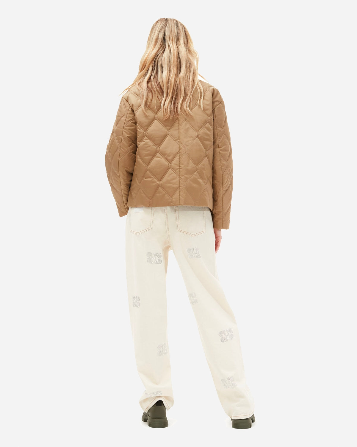 ripstop-quilt-frill-edge-jacket-petrified-oak_3.jpg Ripstop Quilt Frill Edge Jacket - Petrified Oak