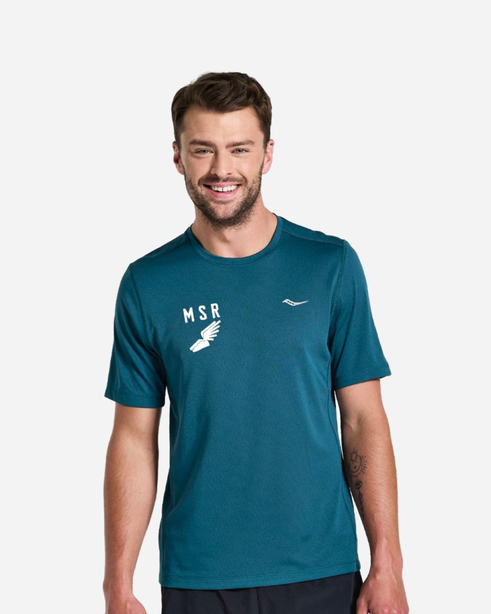 Stopwatch Graphic Short Sleeve Men - Lagoon