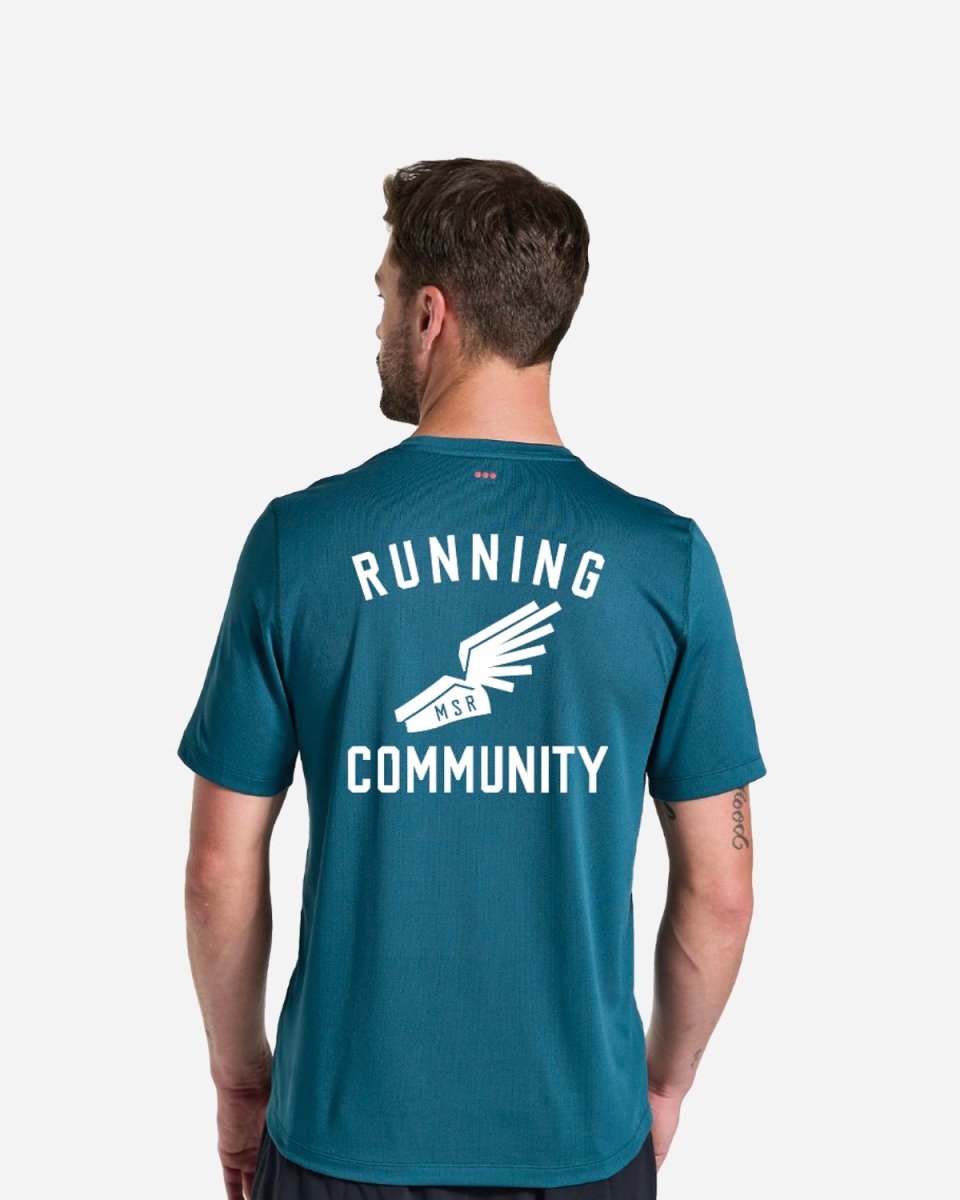 Stopwatch Graphic Short Sleeve Men - Lagoon