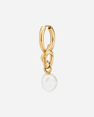 Birds Nest Earring - Gold på udsalg