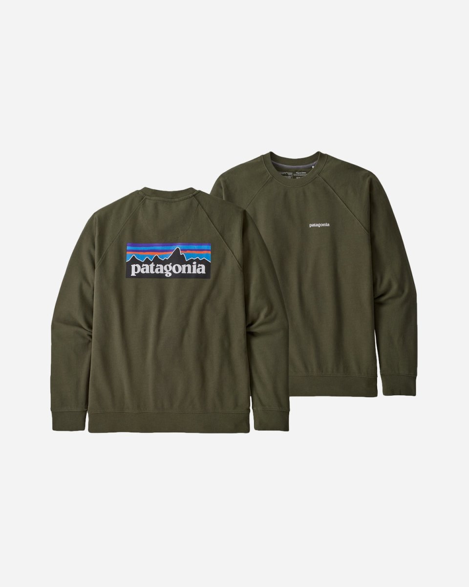 M's P-6 Logo Organic Crew - Basin Green