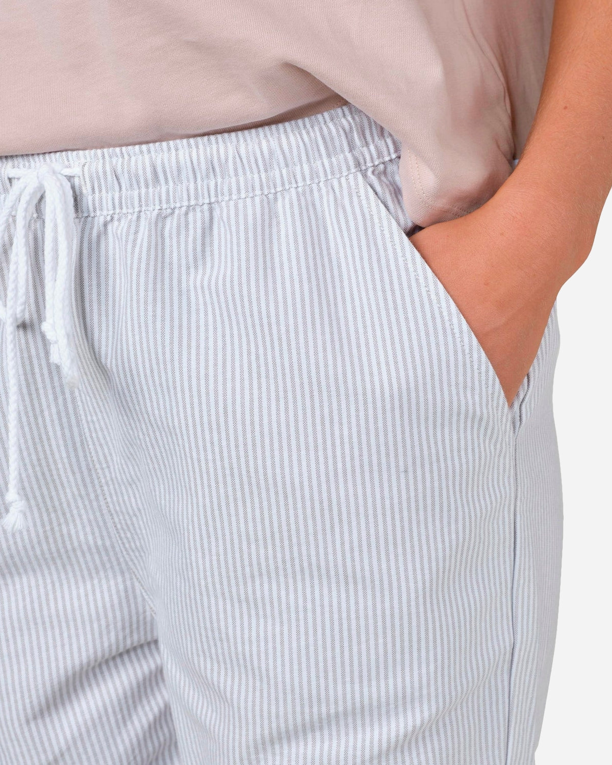 sidse-striped-shorts-white-sand_1.jpg Sidse Striped Shorts - White/Sand