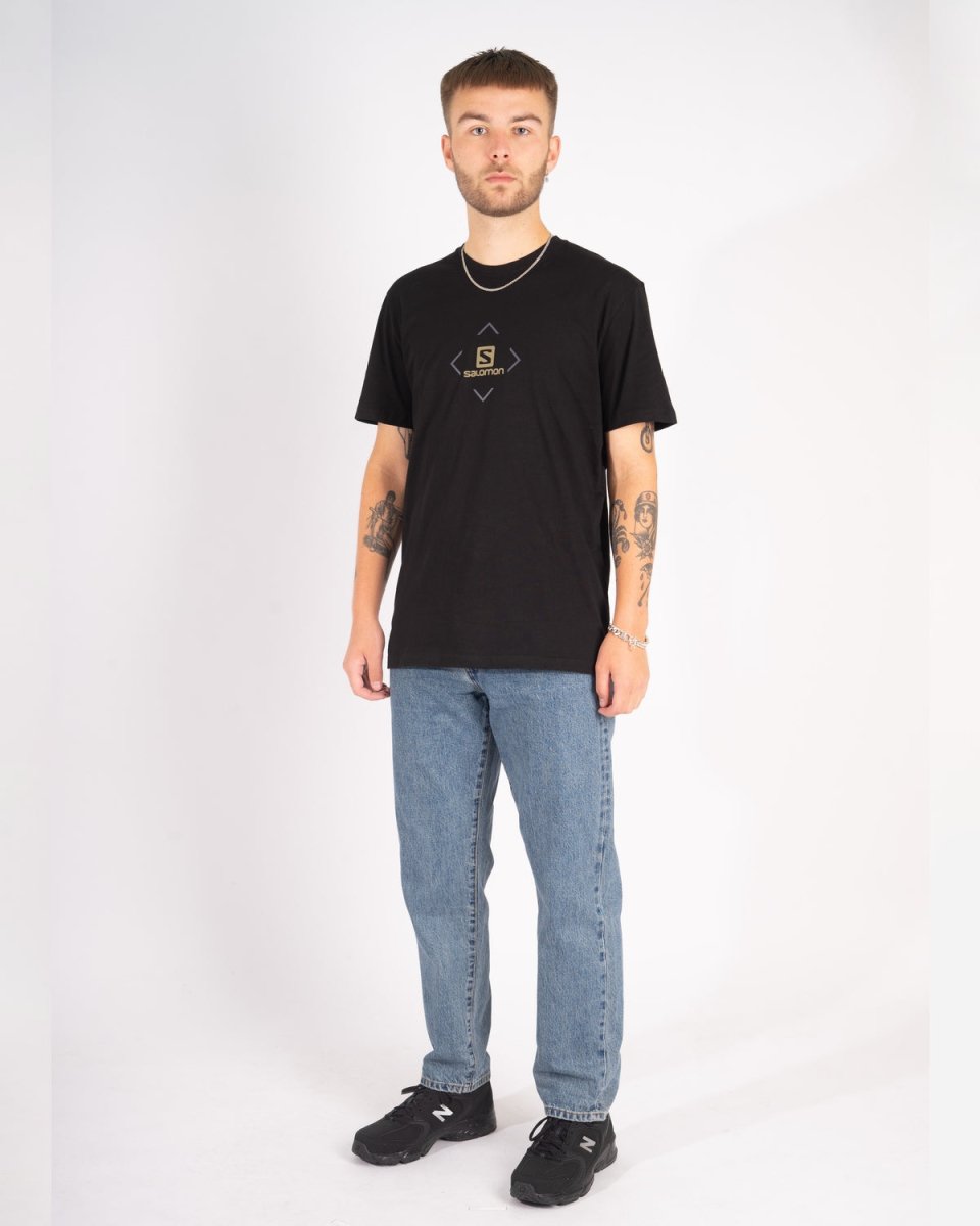 Cotton Logo Tee - Black