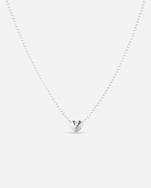 Bruised Heart Necklace - Sterling Sølv Online salg