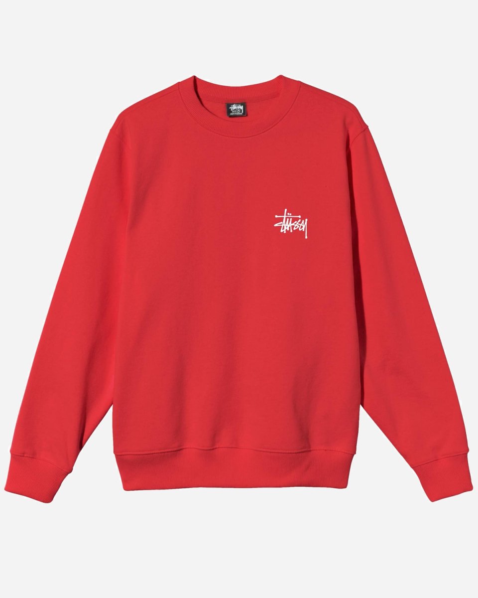 Basic Stüssy Crew - Red