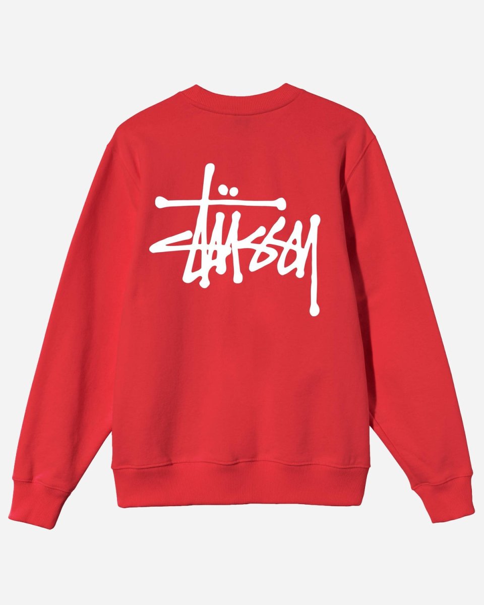 Basic Stüssy Crew - Red