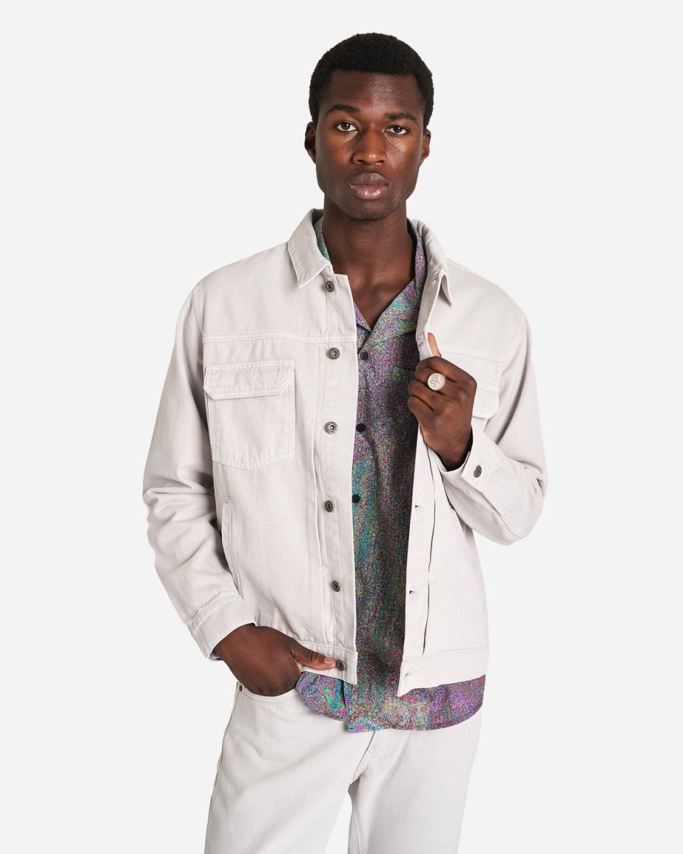 Mayne Twill Jacket - Light Grey
