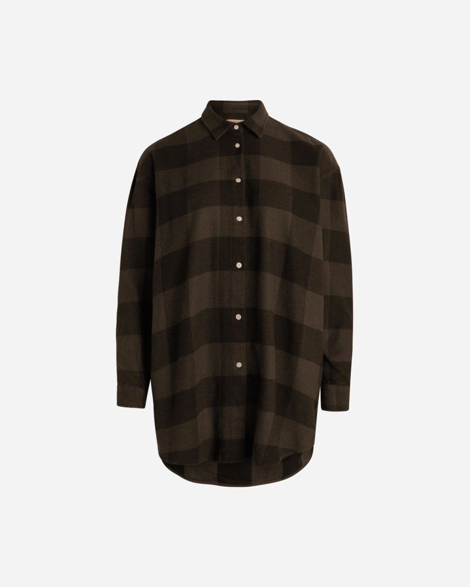 Ofelia shirt - Coffee/Black