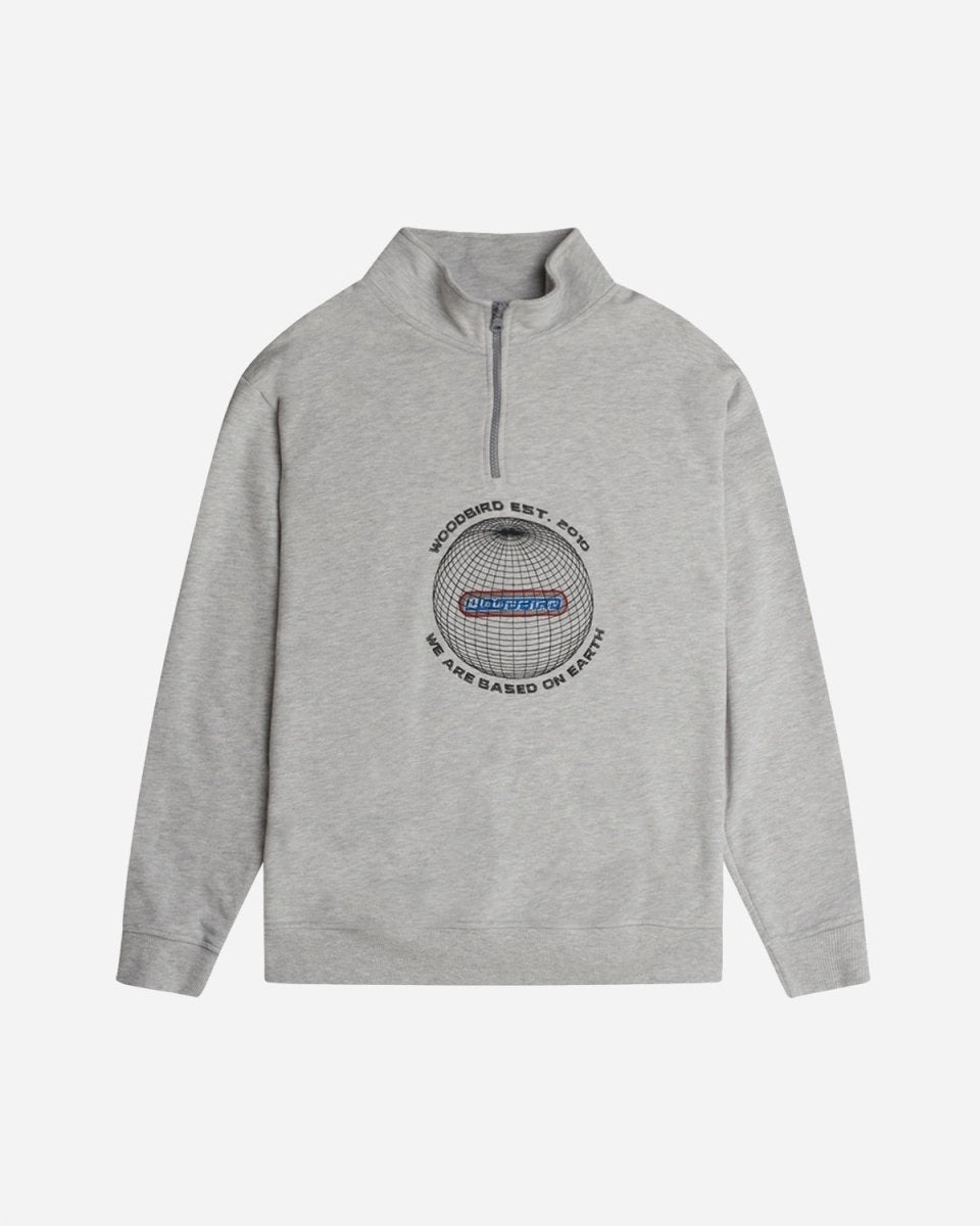 Lass World Half-Zip - Grey Melange