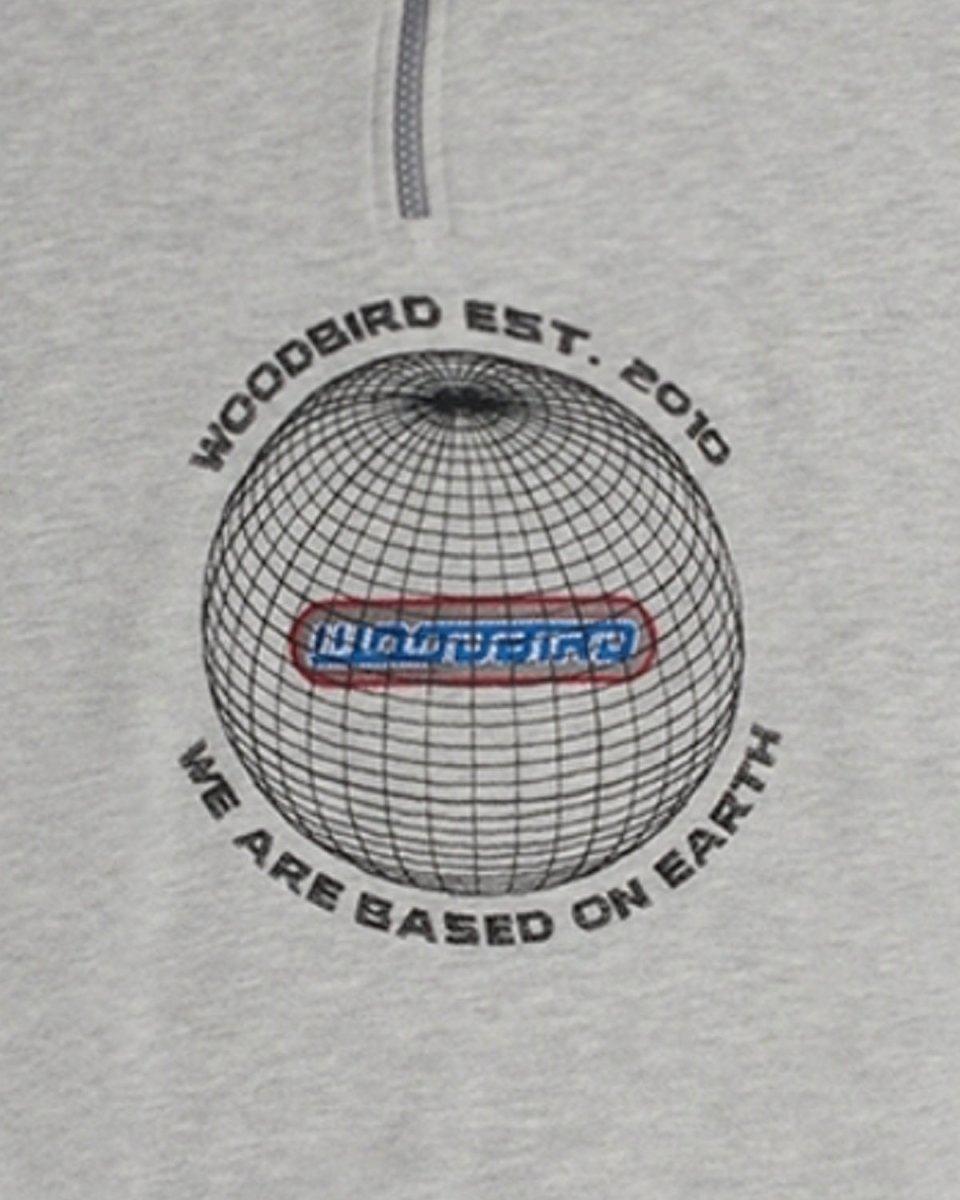 Lass World Half-Zip - Grey Melange