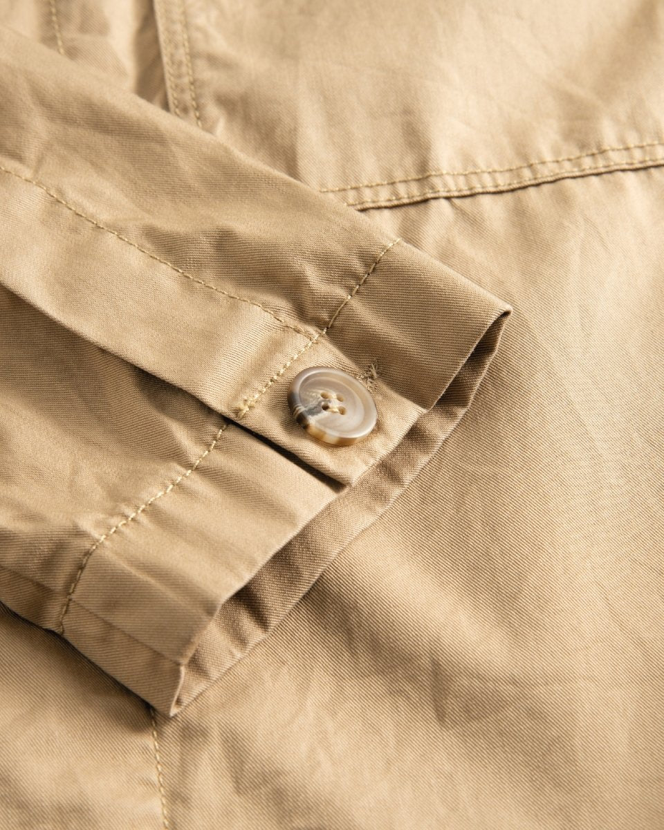 Fabian twill overshirt - Khaki