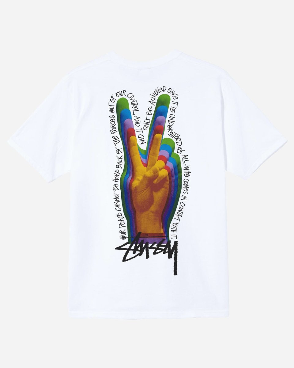Peace Sign Tee - White