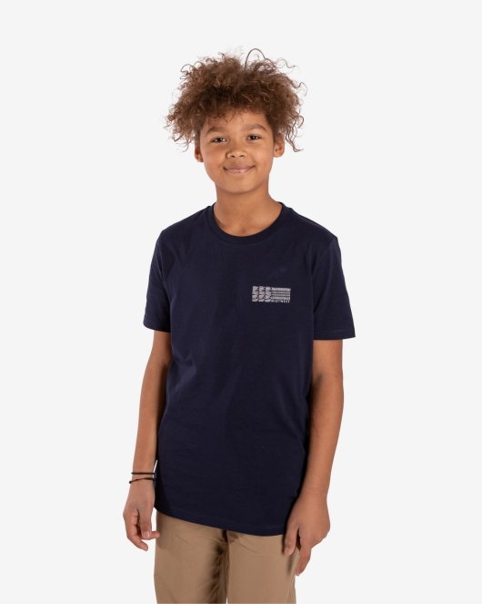 Weather T-Shirt Junior - Navy Rabat