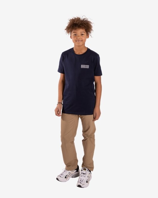 Weather T-Shirt Junior - Navy Rabat