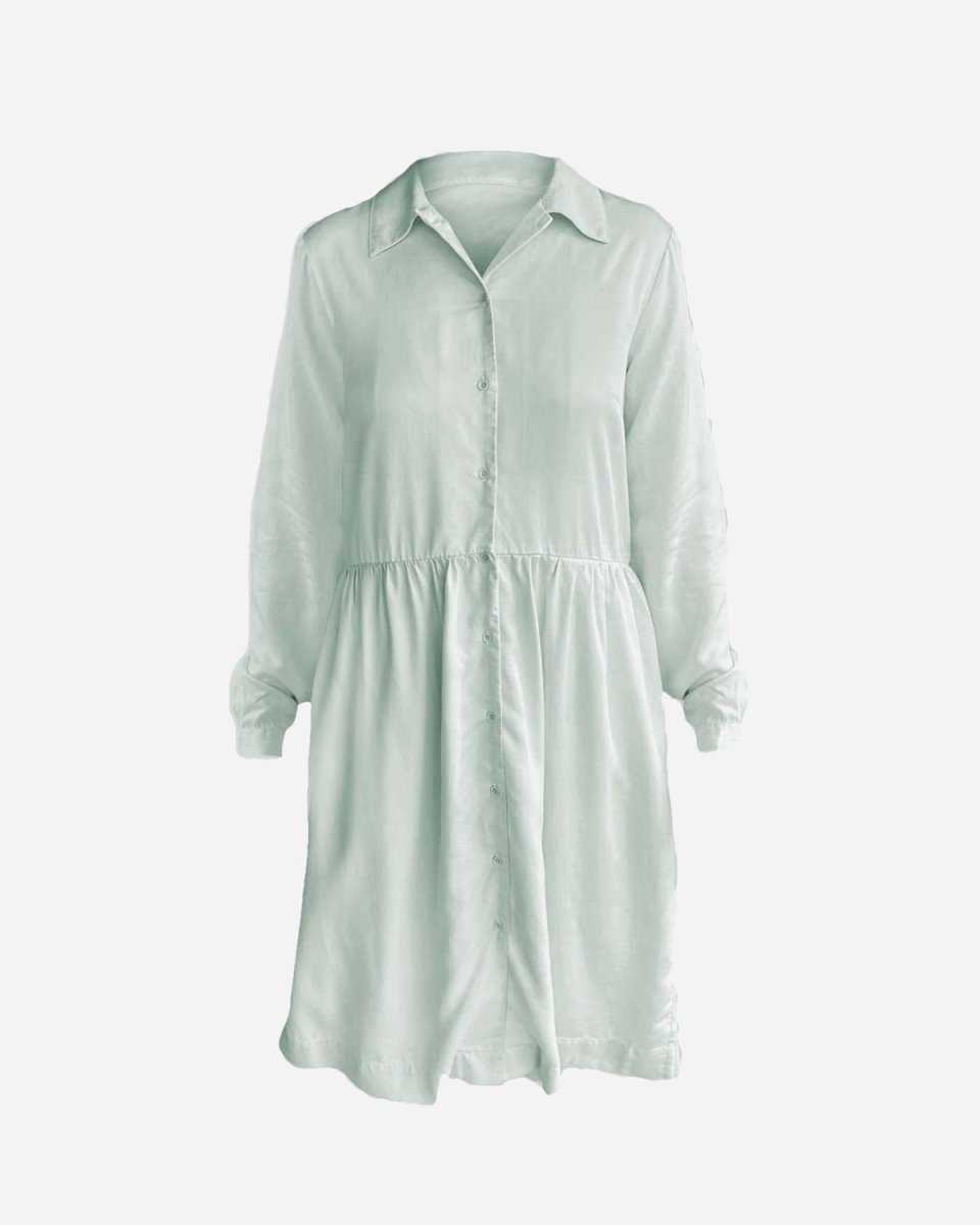 ELSK® VANG DRESS - DUSTY GREEN Udsalg