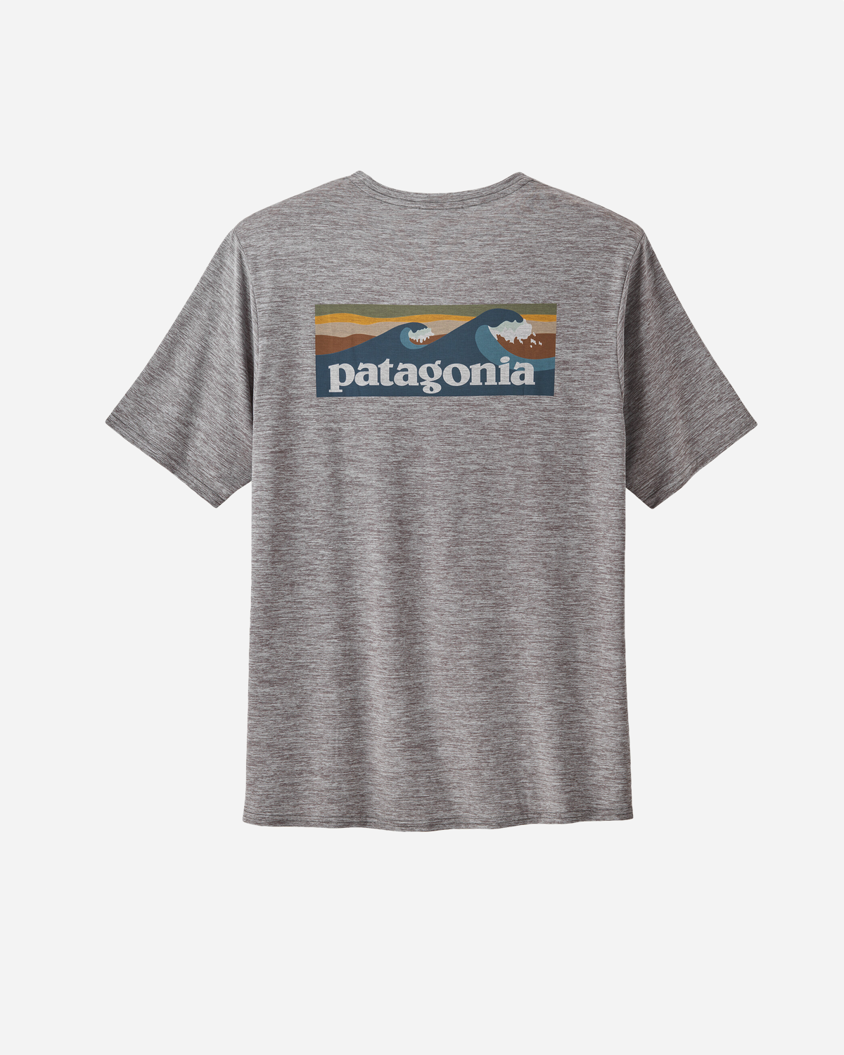M's Cap Cool Daily Graphic Shirt - Waters - Boardshort Logo Abalone Blue / Feather Grey Hot på udsalg