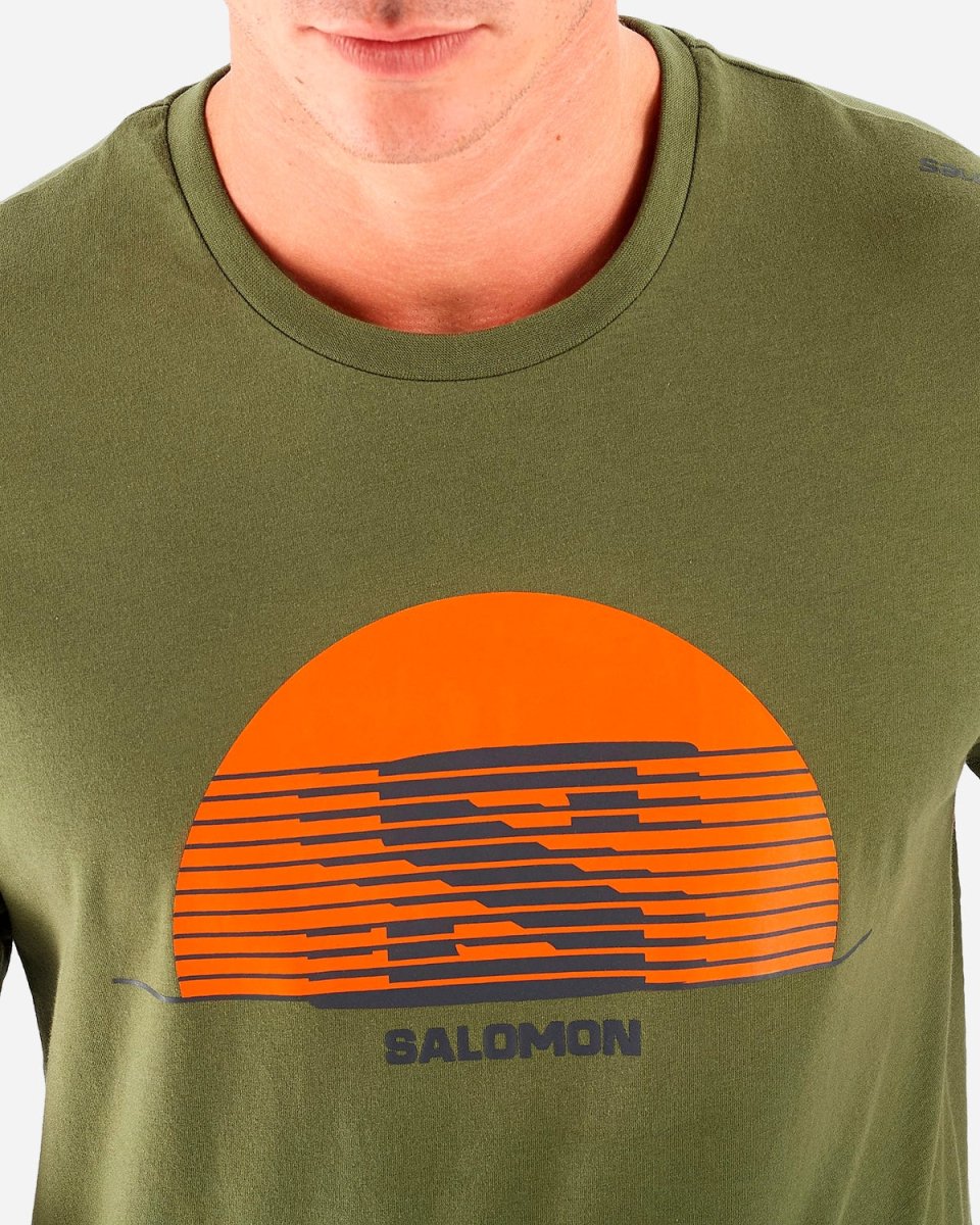 Outlife Graphic Tee - Olive Online salg