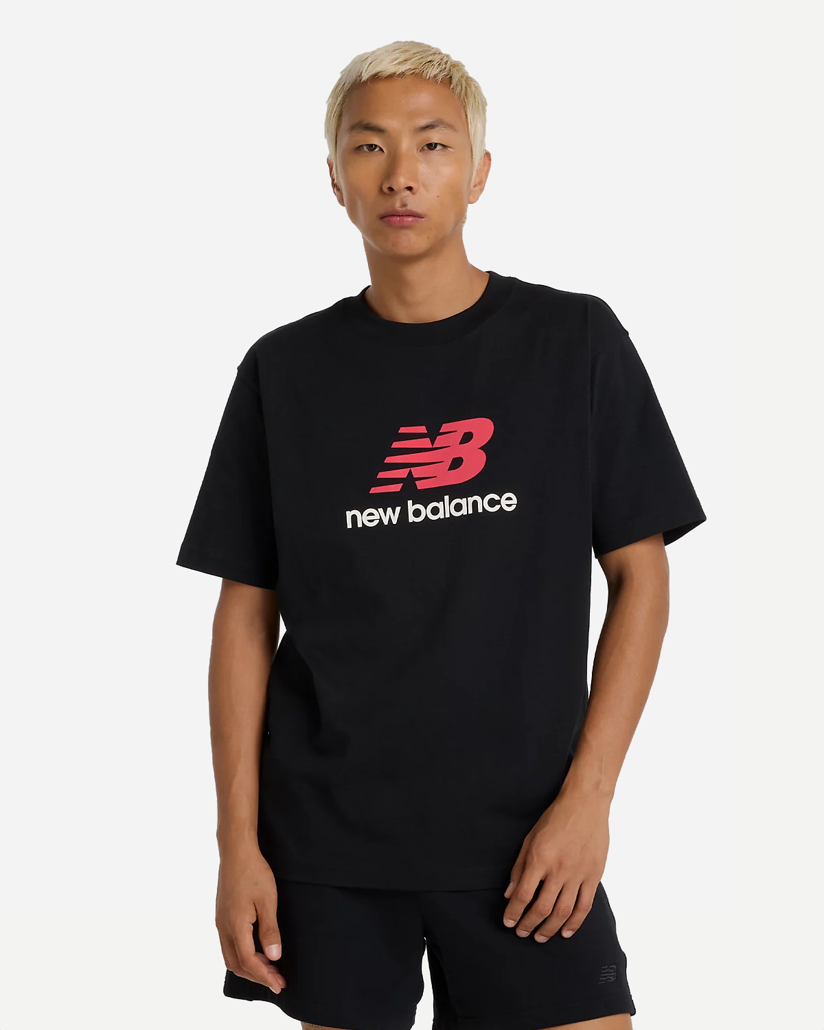 Athletics Logo T-Shirt - Black Udsalg
