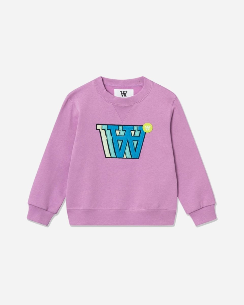 Kids Rod Applique Sweatshirt - Rosy Lavender på udsalg