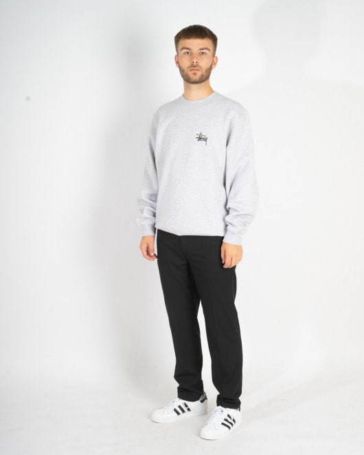 Basic Stüssy Crew - Ash Heather