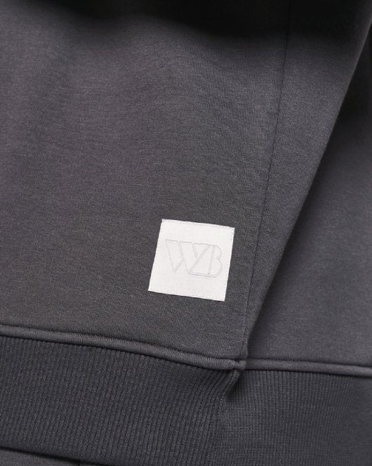 Mufti Mitu Crew - Dark Grey Online Hot Salg