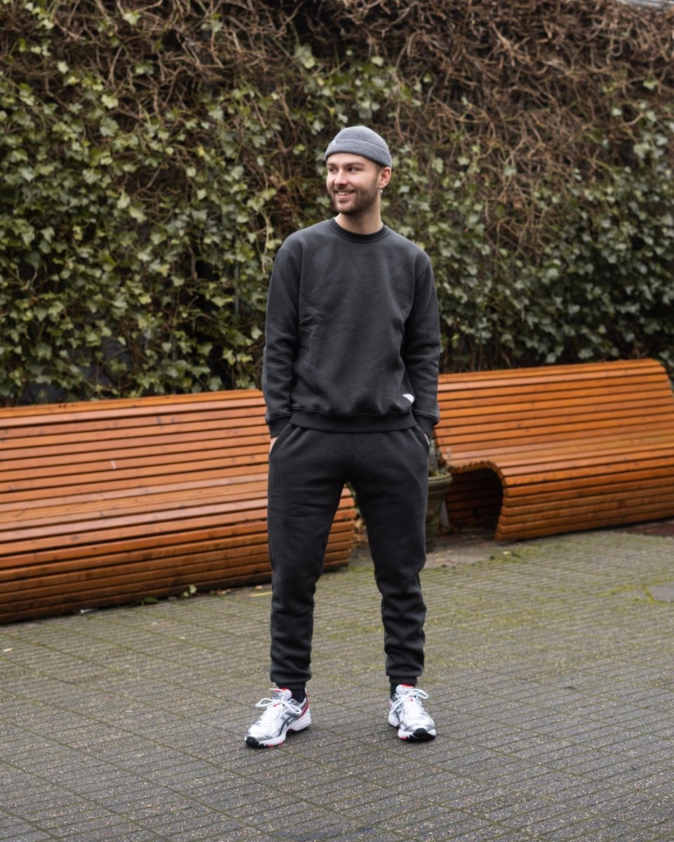 Mufti Mitu Crew - Dark Grey Online Hot Salg