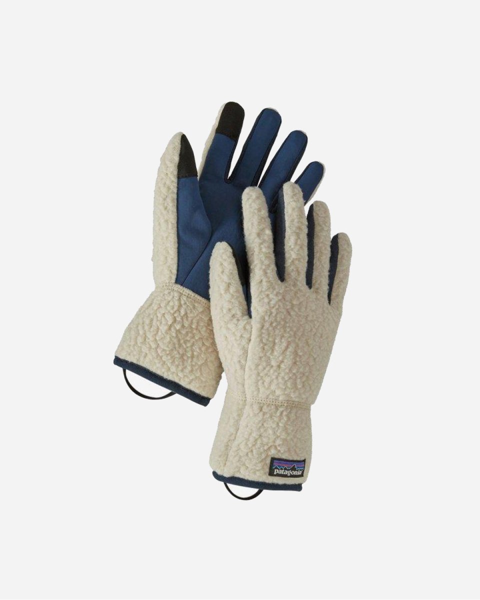 Retro Pile Gloves - Pelican Hot på udsalg