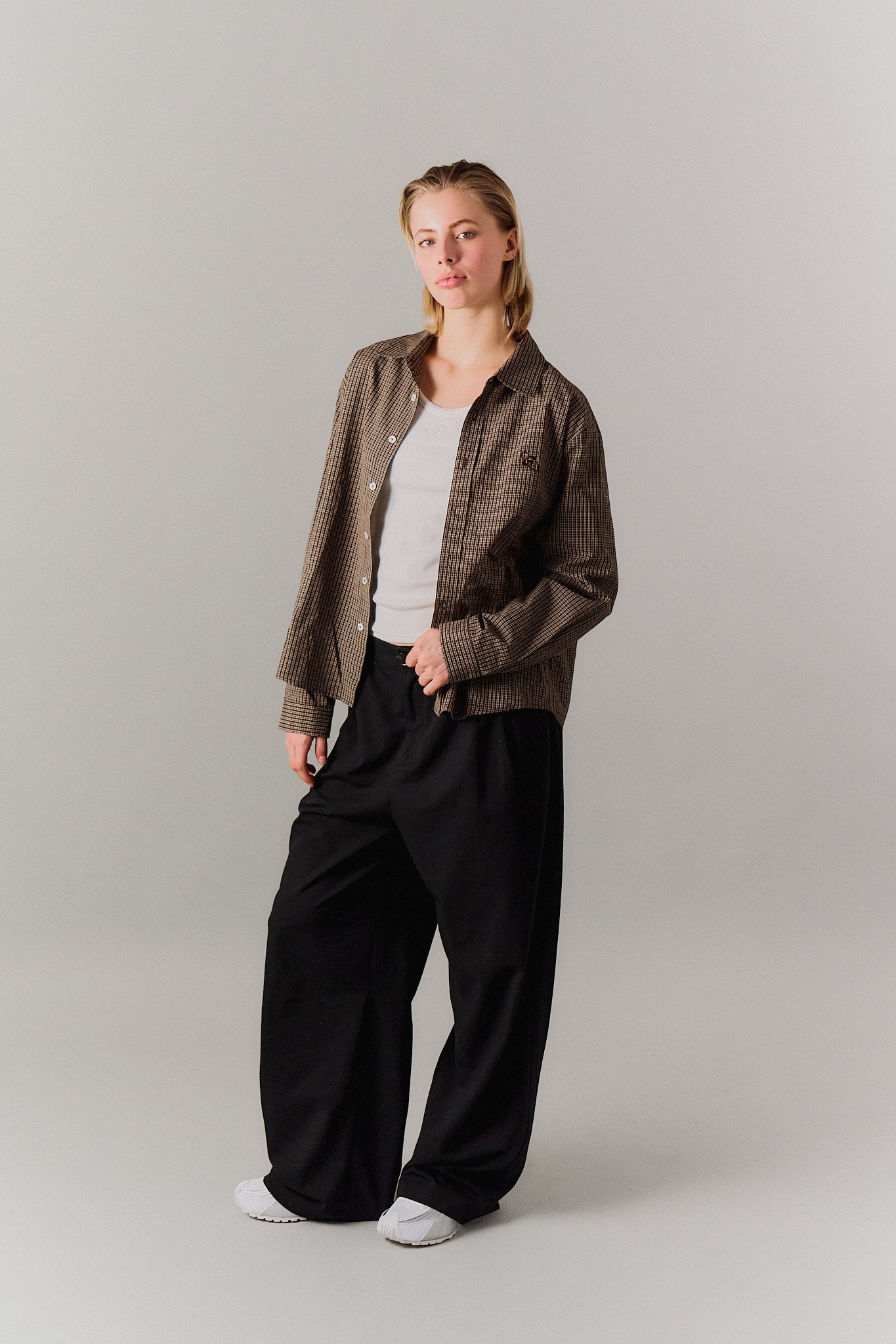 Checkered Shirt 'Brown'