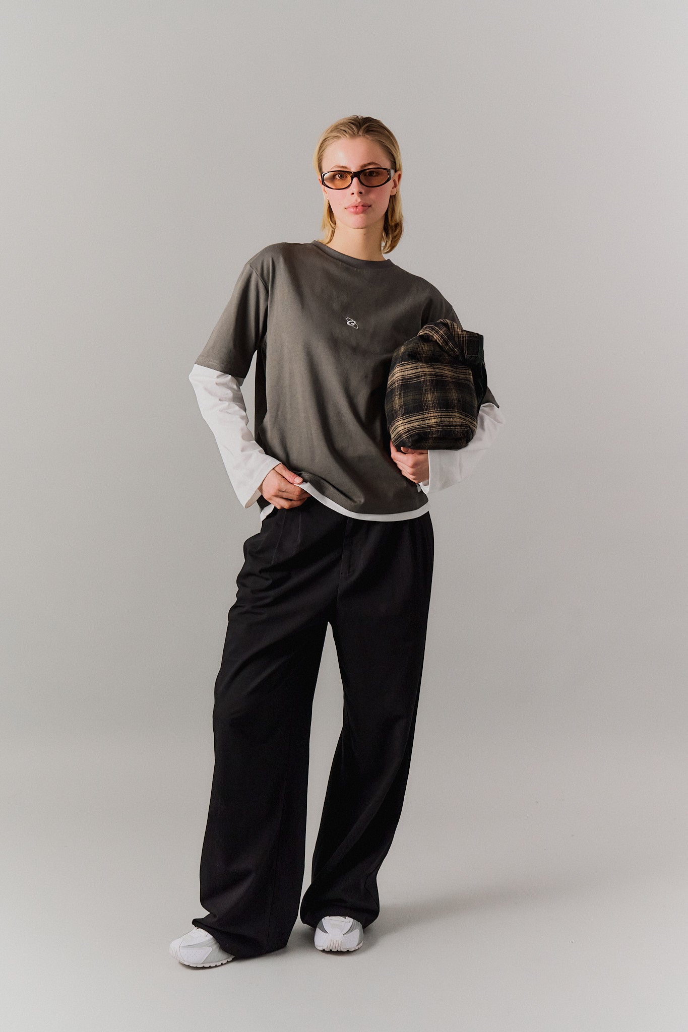 Double layer long-sleeve på udsalg