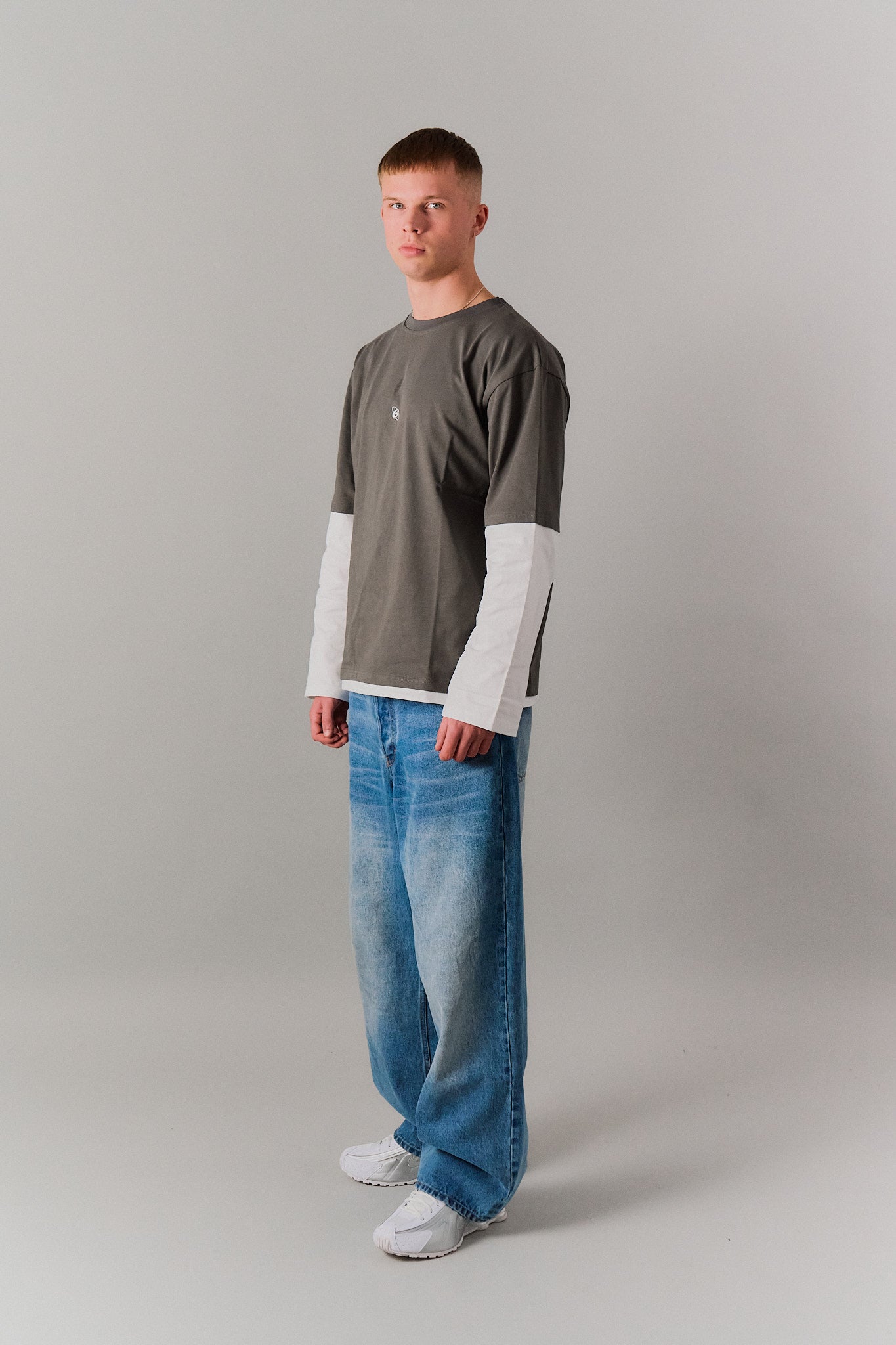 Double layer long-sleeve på udsalg
