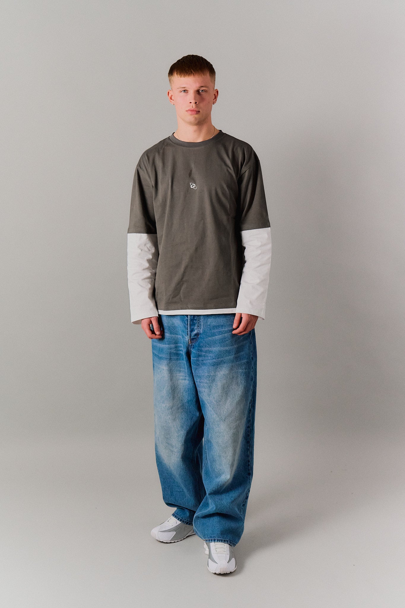 Double layer long-sleeve på udsalg