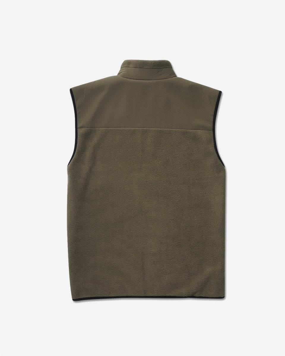 Halo Teddy Fleece Vest - Major Brown