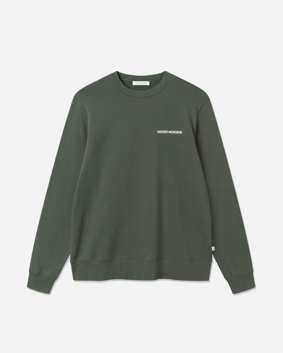 Hugh Logo Sweatshirt - Dark Green