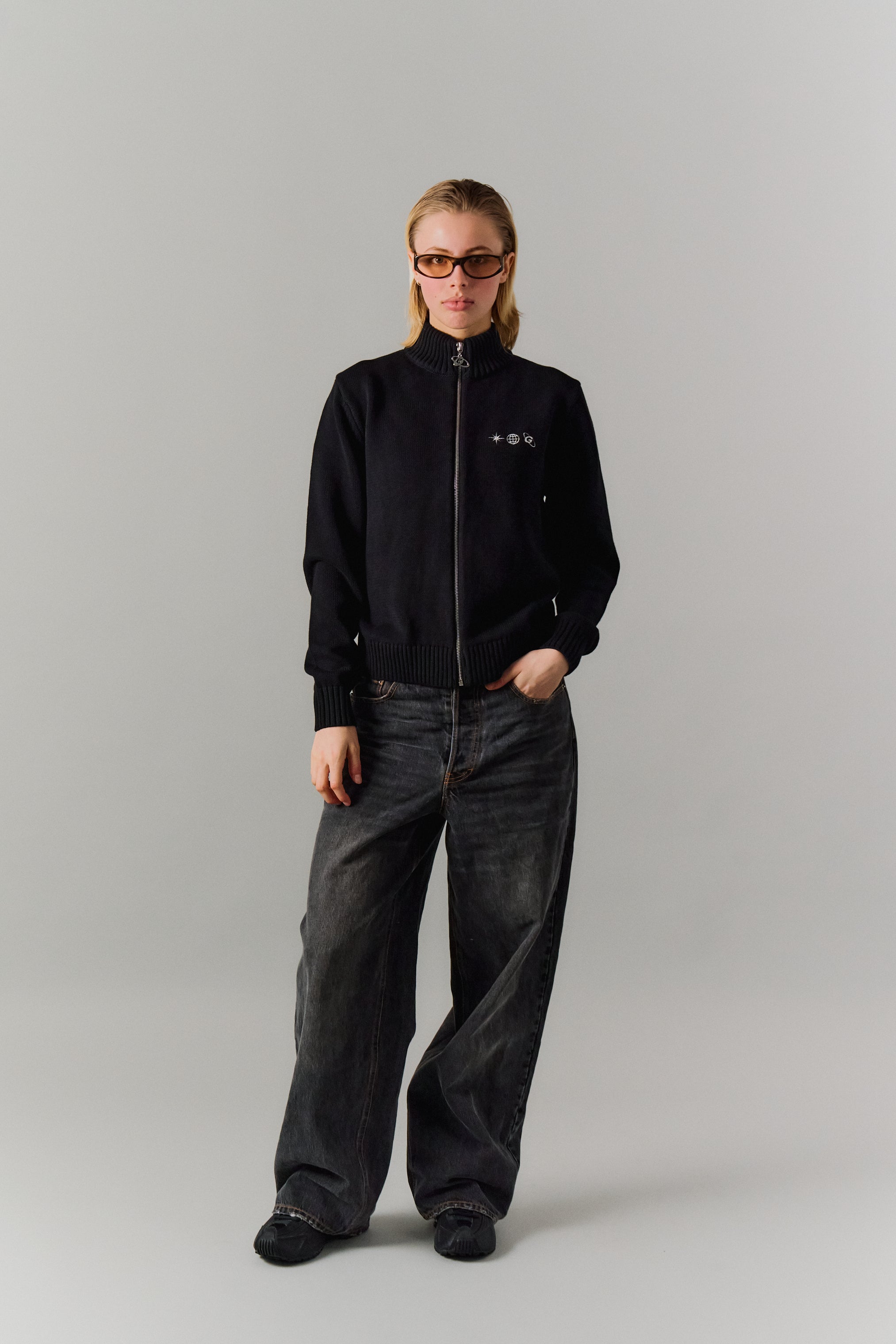 Icons Zip Knit