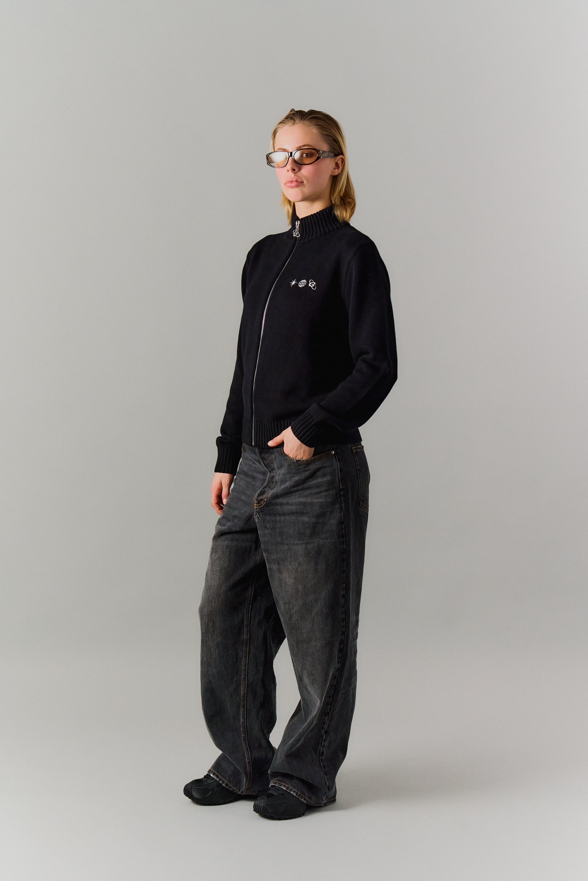 Icons Zip Knit