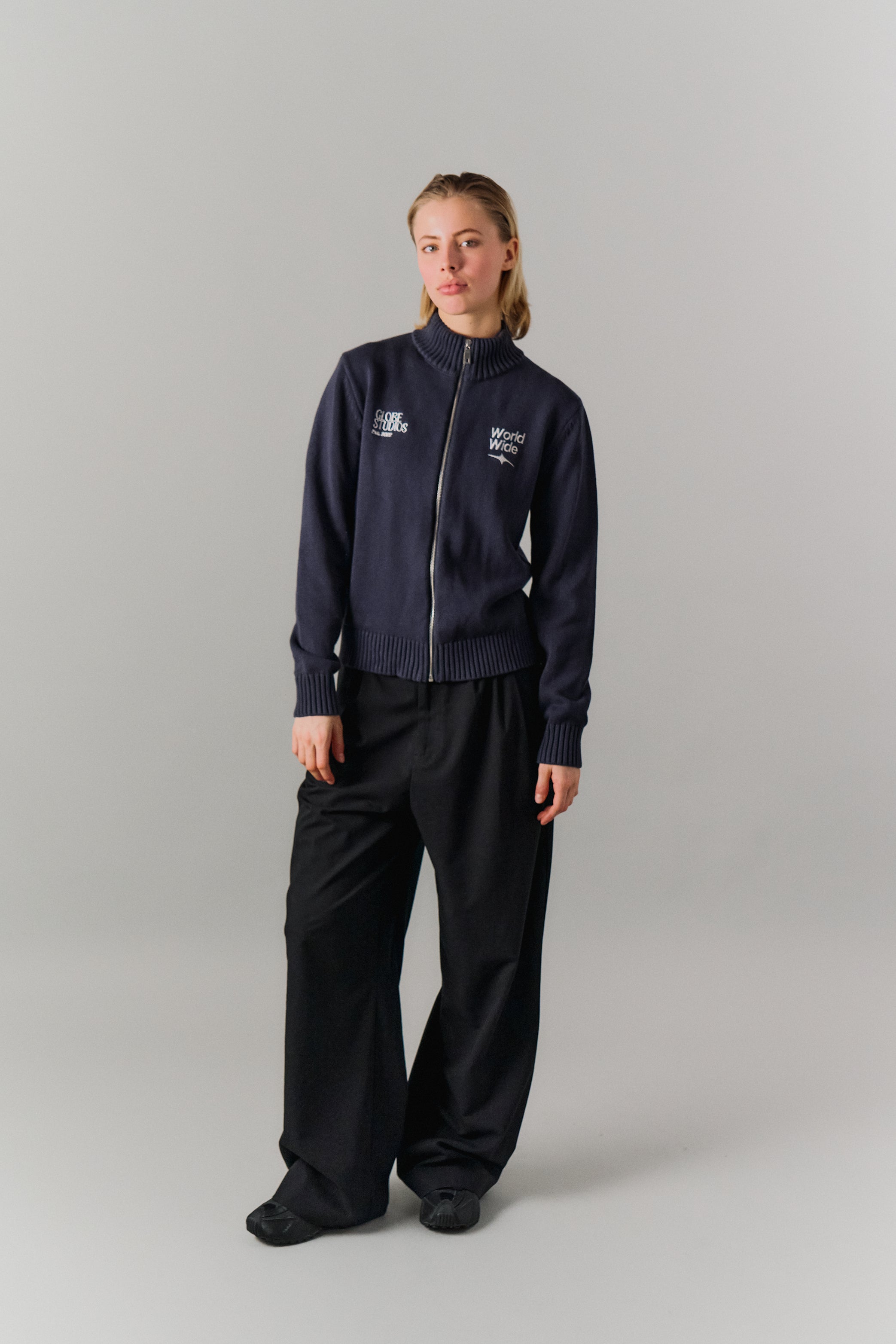 WorldWide Zip Knit 'Navy'