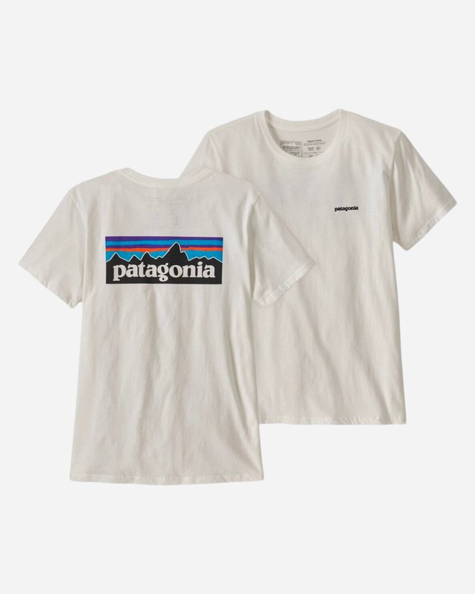 W's P-6 Logo Organic Crew - White