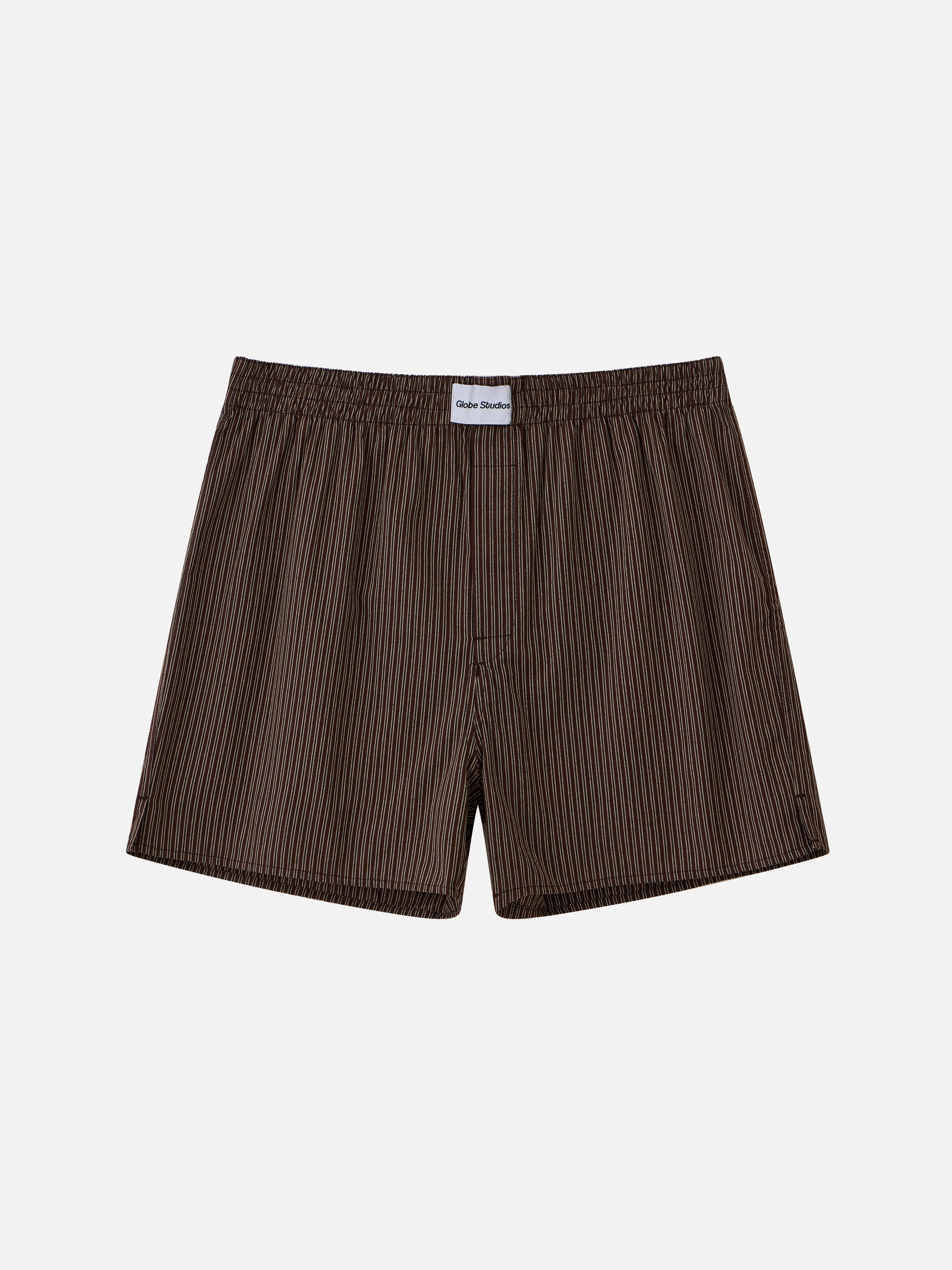 2-PACK Boxers Brown/Blue Striped