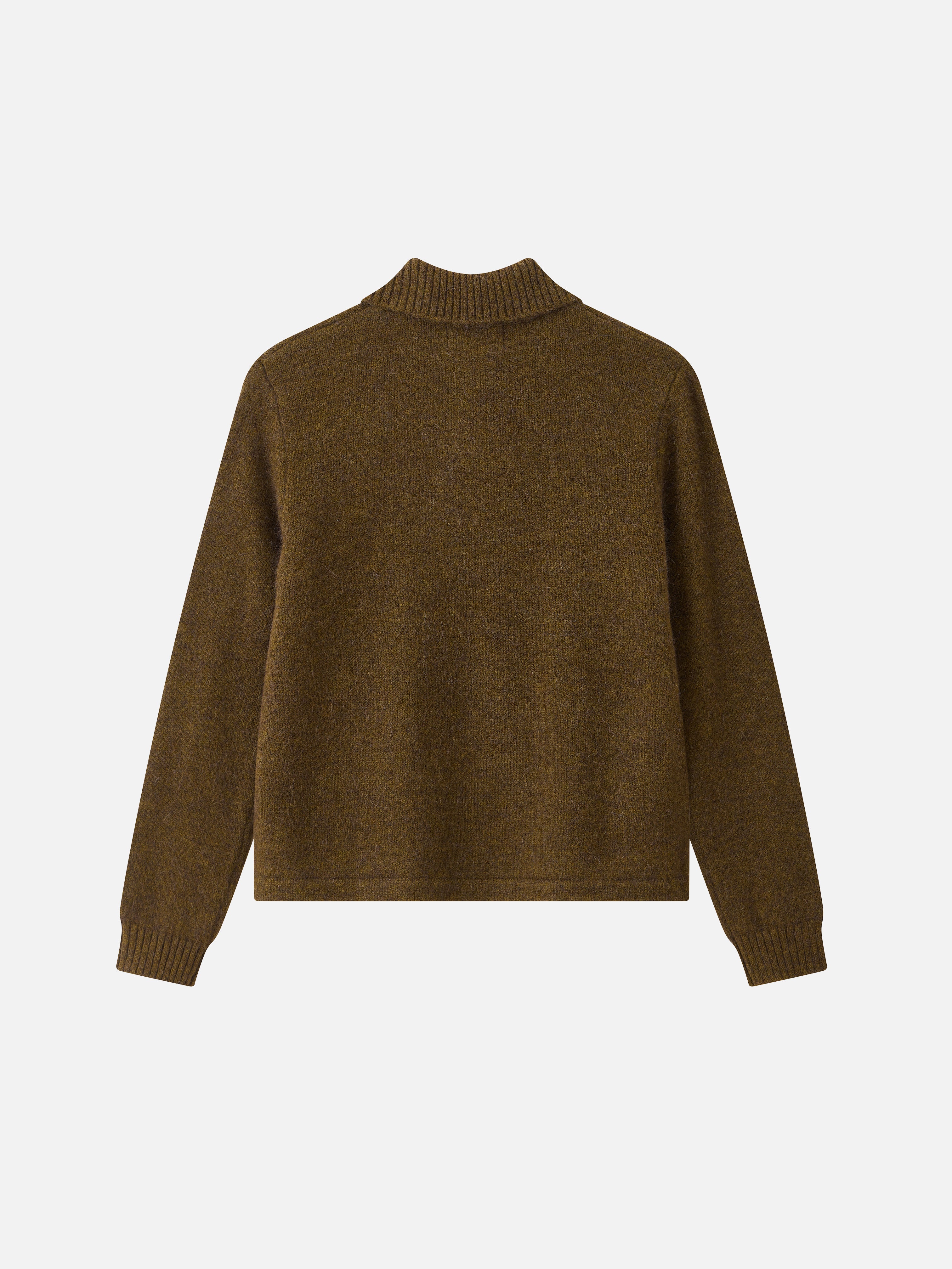 Alpaca wool knitted Polo Shirt Udsalg