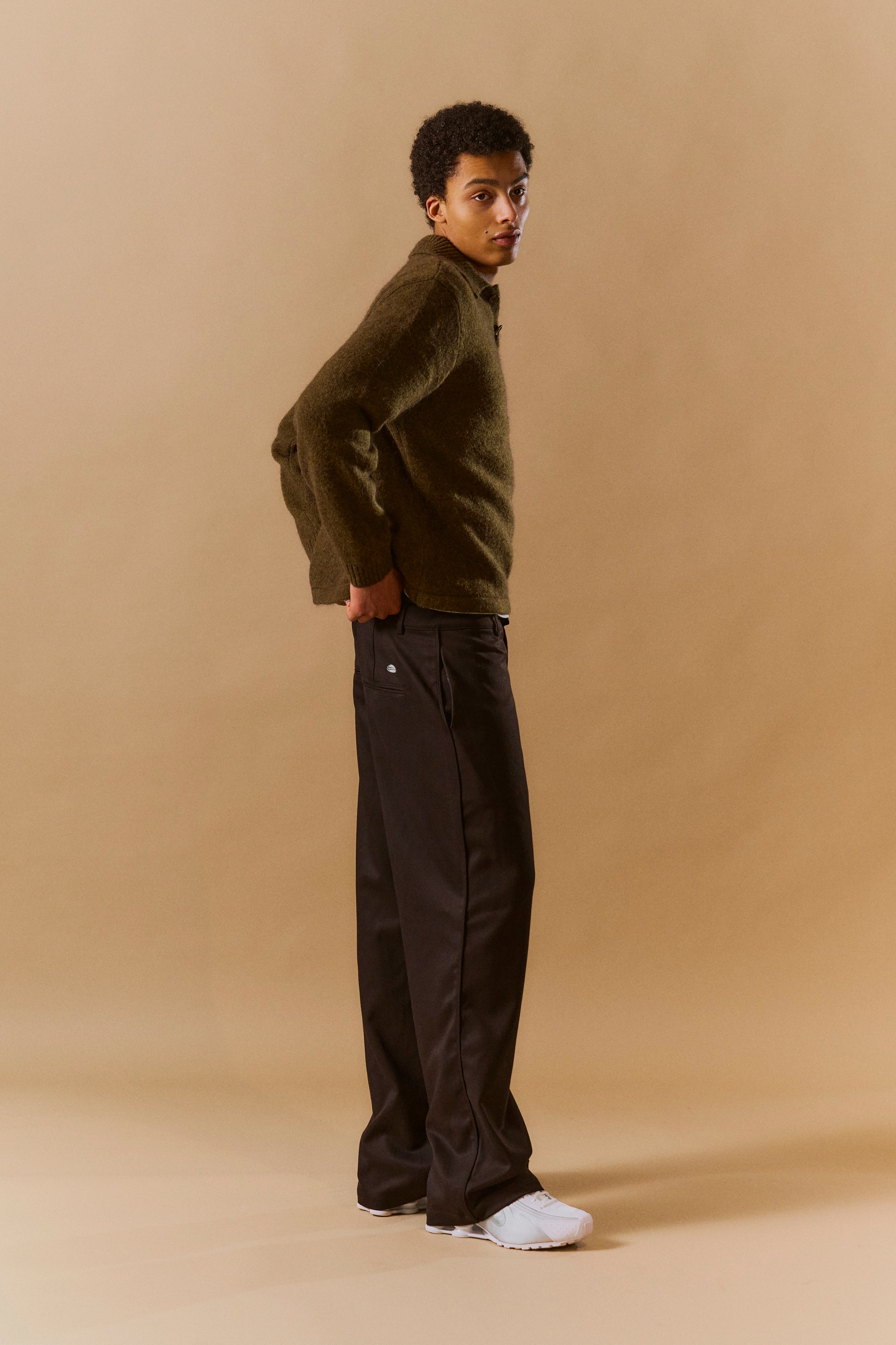 Alpaca wool knitted Polo Shirt Udsalg