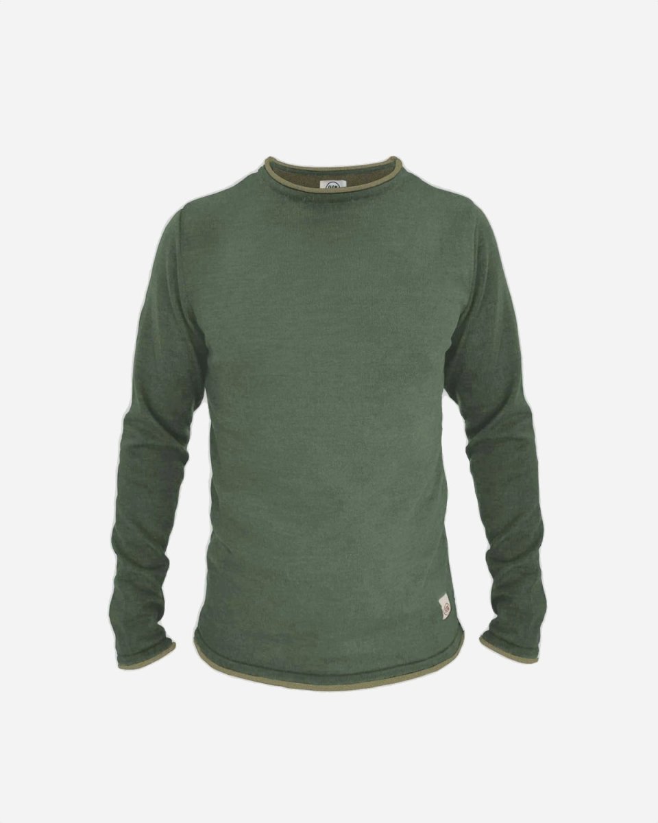 ELSK® LØNNERUP MEN'S KNIT DOUBLE KNITTED - DARK MOSS Online