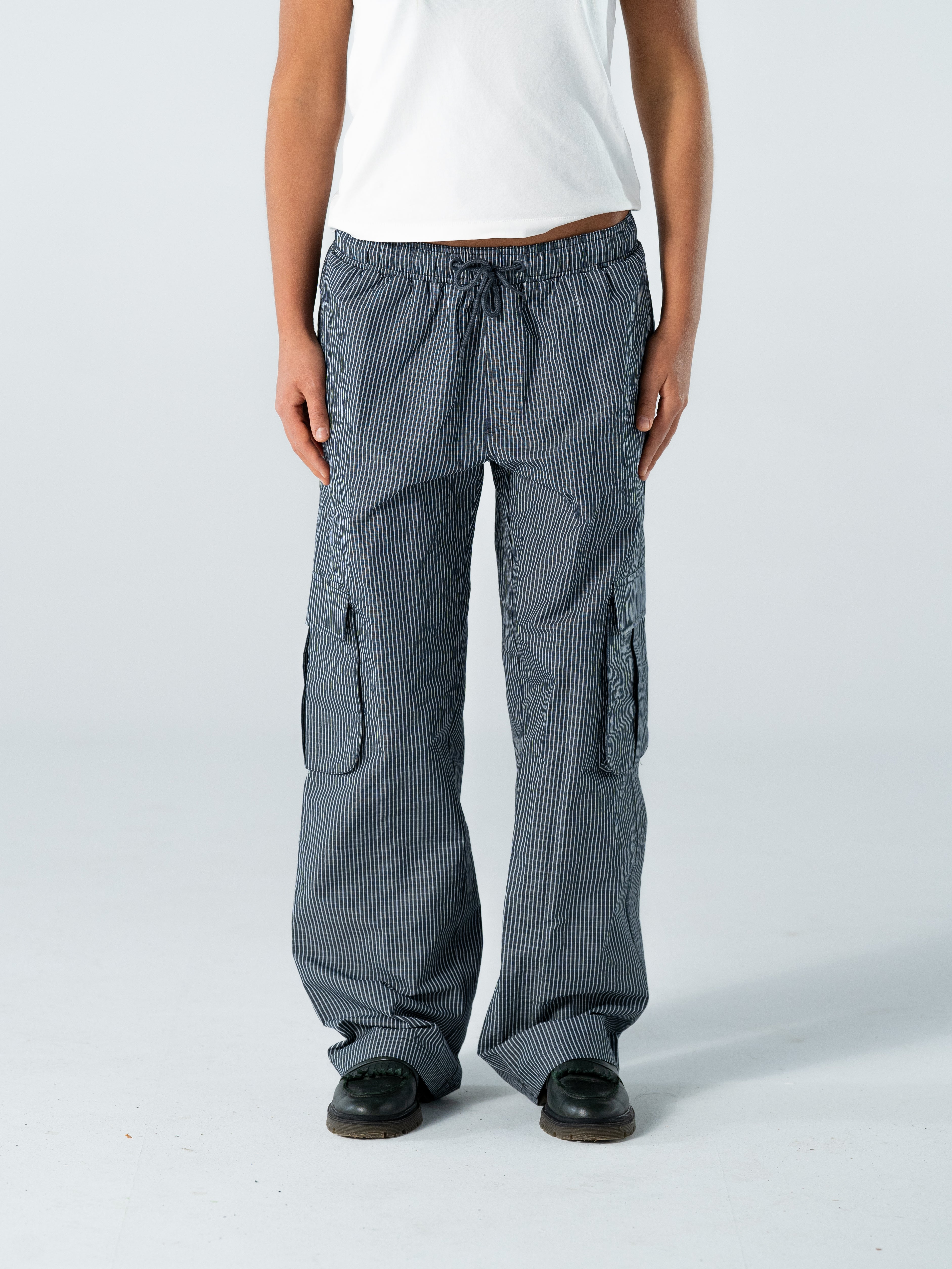 Striped Cargo Pants Online salg
