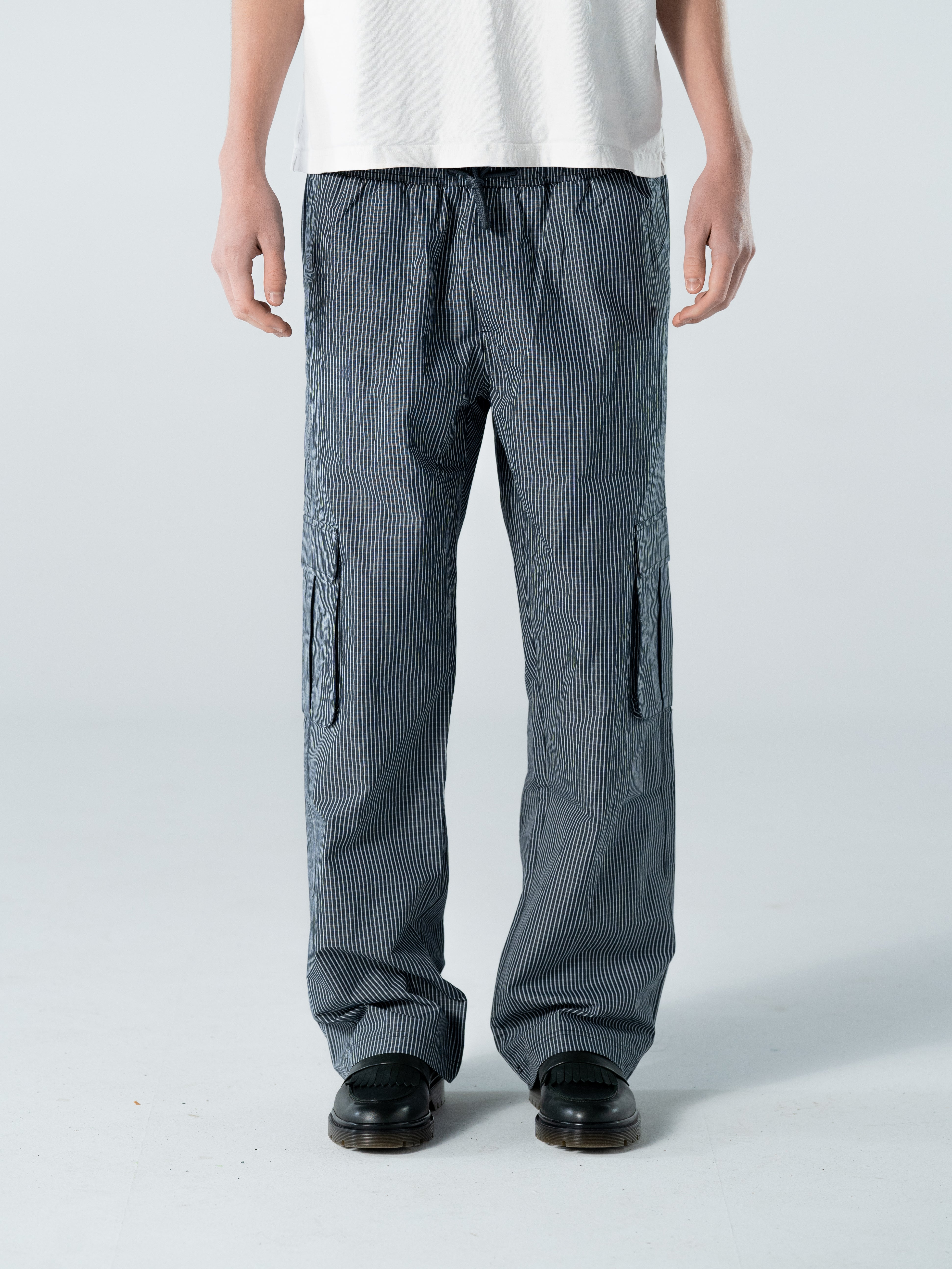 Striped Cargo Pants Online salg